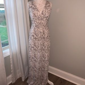 Tart Snakeskin Print Maxi Dress